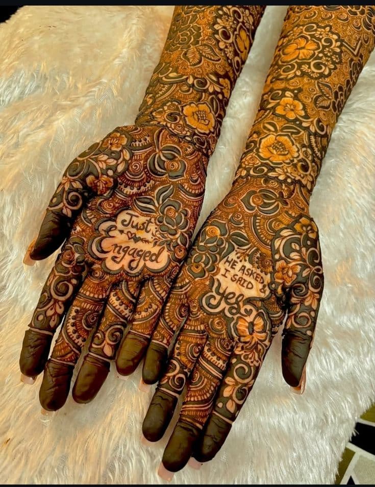 Engagement Mehendi - Luxury Mehendi Service in Bangalore
