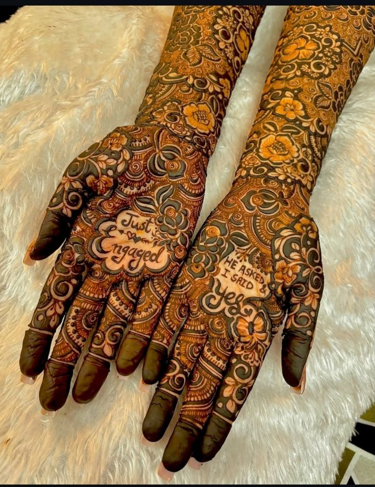 Engagement Mehendi
